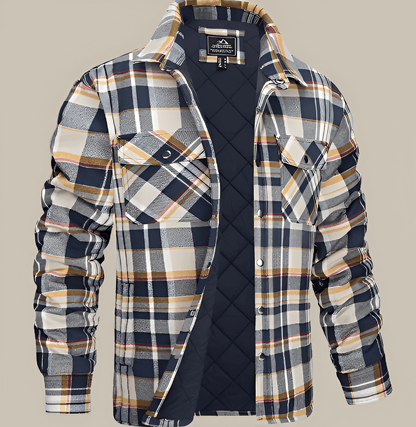 UrbanShield Men's Plaid Jacket