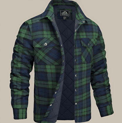 UrbanShield Men's Plaid Jacket