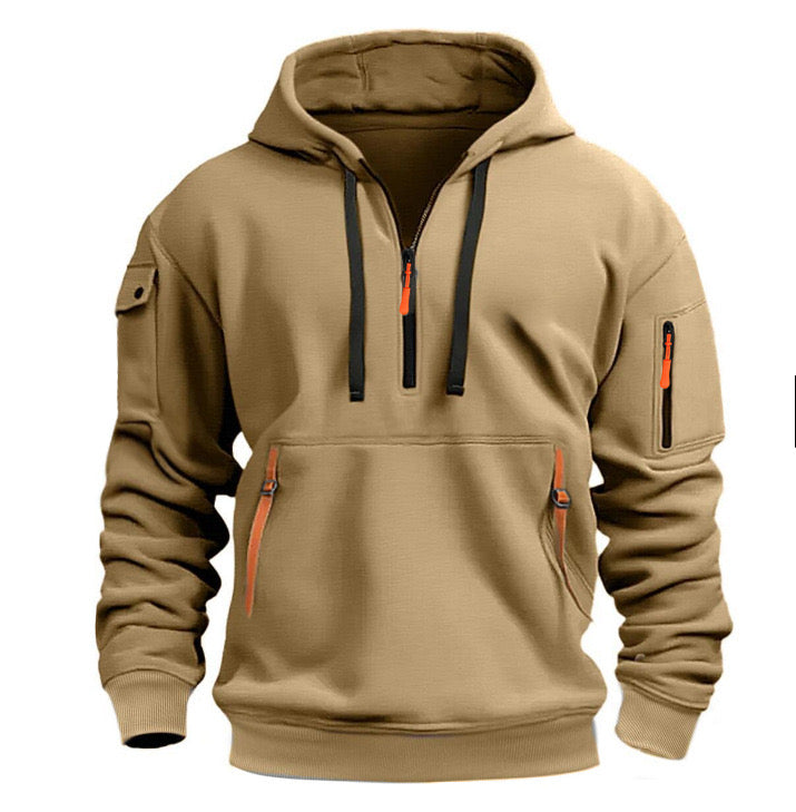 Stilfulla Halfzip Hoodie Herr