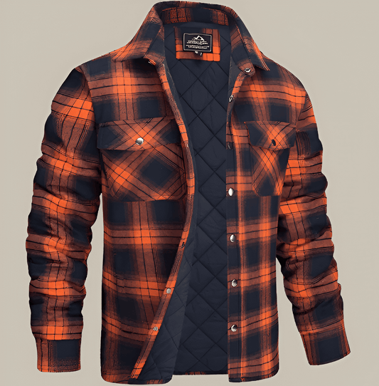 UrbanShield Men's Plaid Jacket