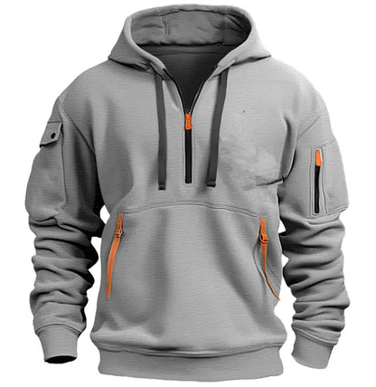 Stilfulla Halfzip Hoodie Herr